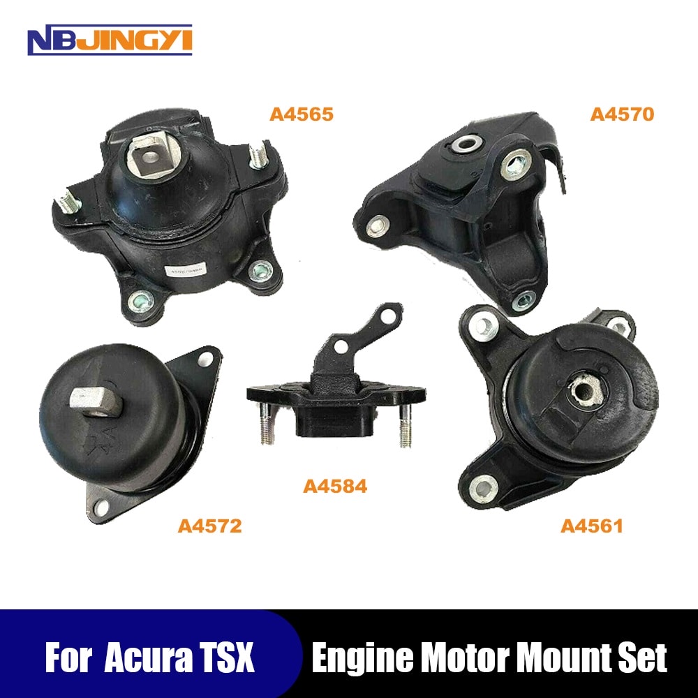 1K0014 5PC Engine Motor & Auto Trans Mount For Honda Accord, Crosstour 2.4L, Acura TSX