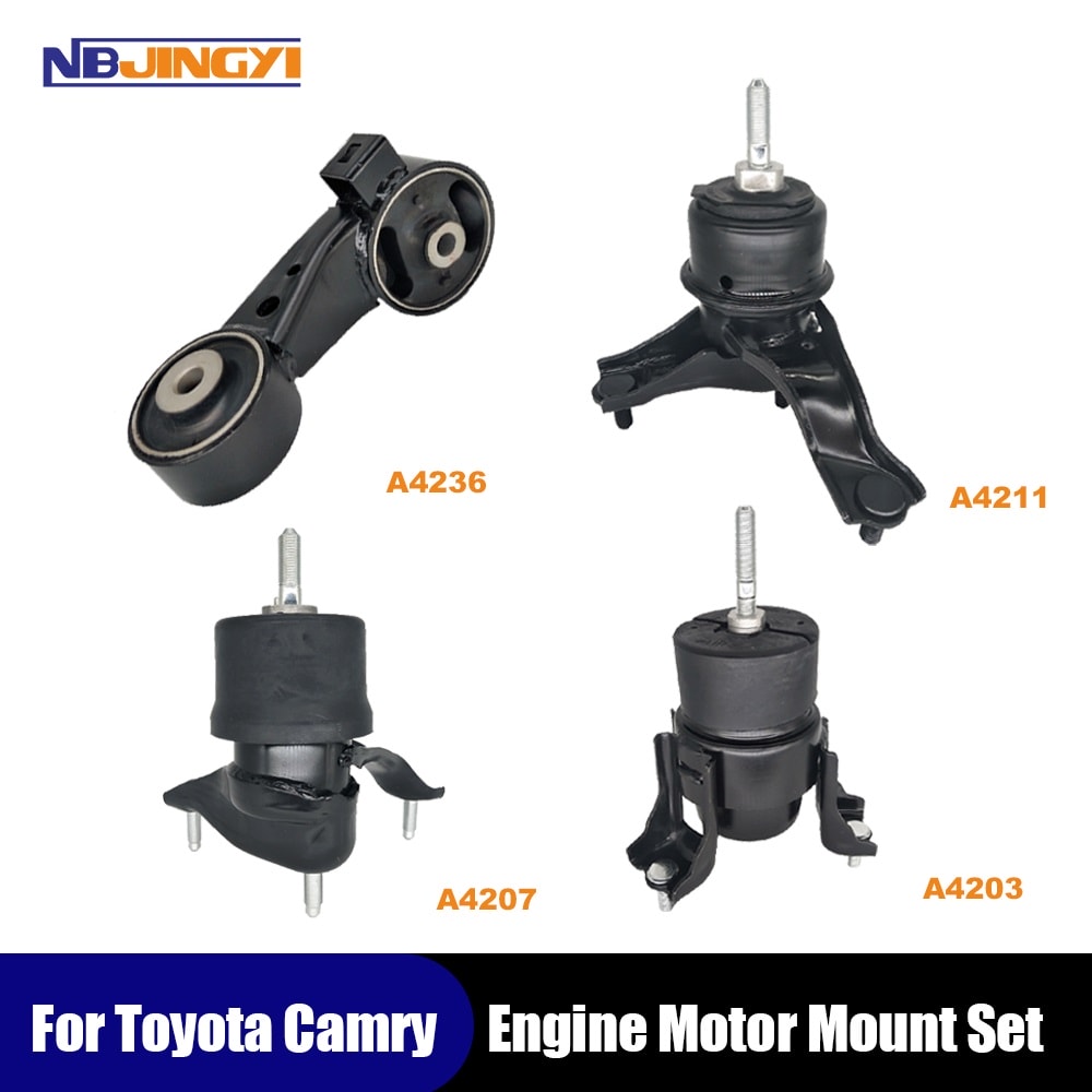 1K0017  Engine Front Right Motor & Auto Trans Mount 4Pcs Set for 02-06 Toyota Camry 3.0L