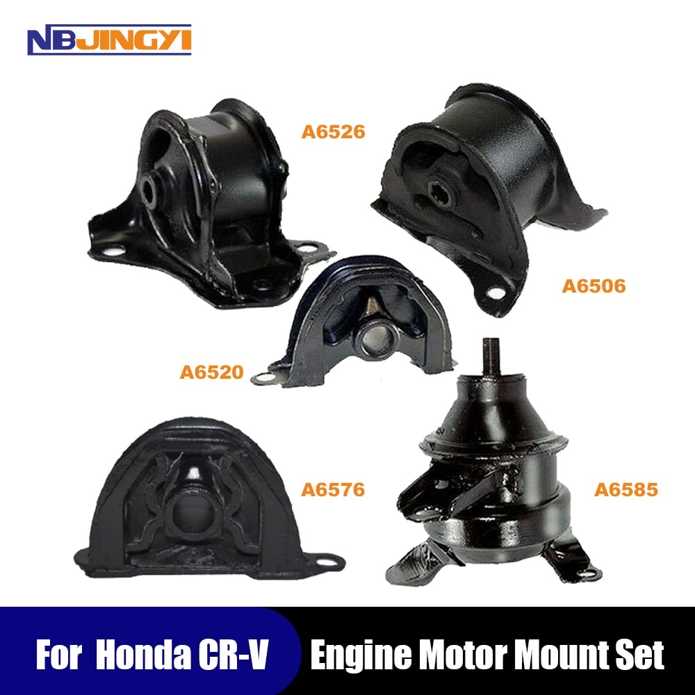 1K0029 Engine and Automatic Transmission Motor Mounts 5PCS 1997-2001 Honda CR-V 2.0L for Auto