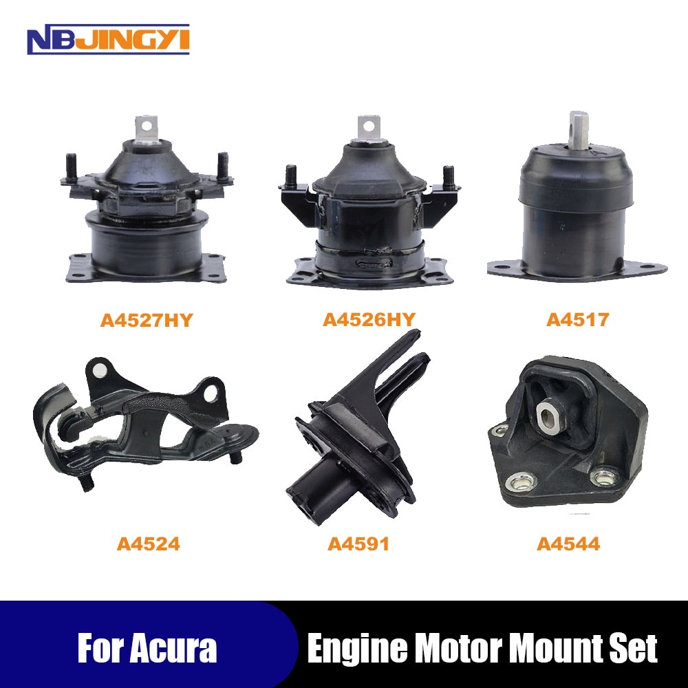 1K0036 Engine & Transmission Mounts set 6pcs for Acura TL 3.2L AT