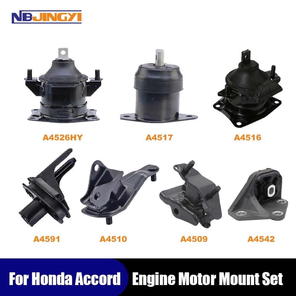 1K0037 Engine Motor & Transmission Mount Set 6PCS For 2003-2007 Honda Accord 2.4L Auto