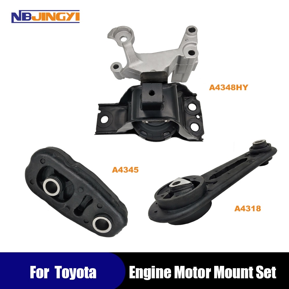 1K0041 Engine Motor Mount Set 3PCS Kit Fits 2007-2011 Nissan Sentra 2.0L for Auto Trans