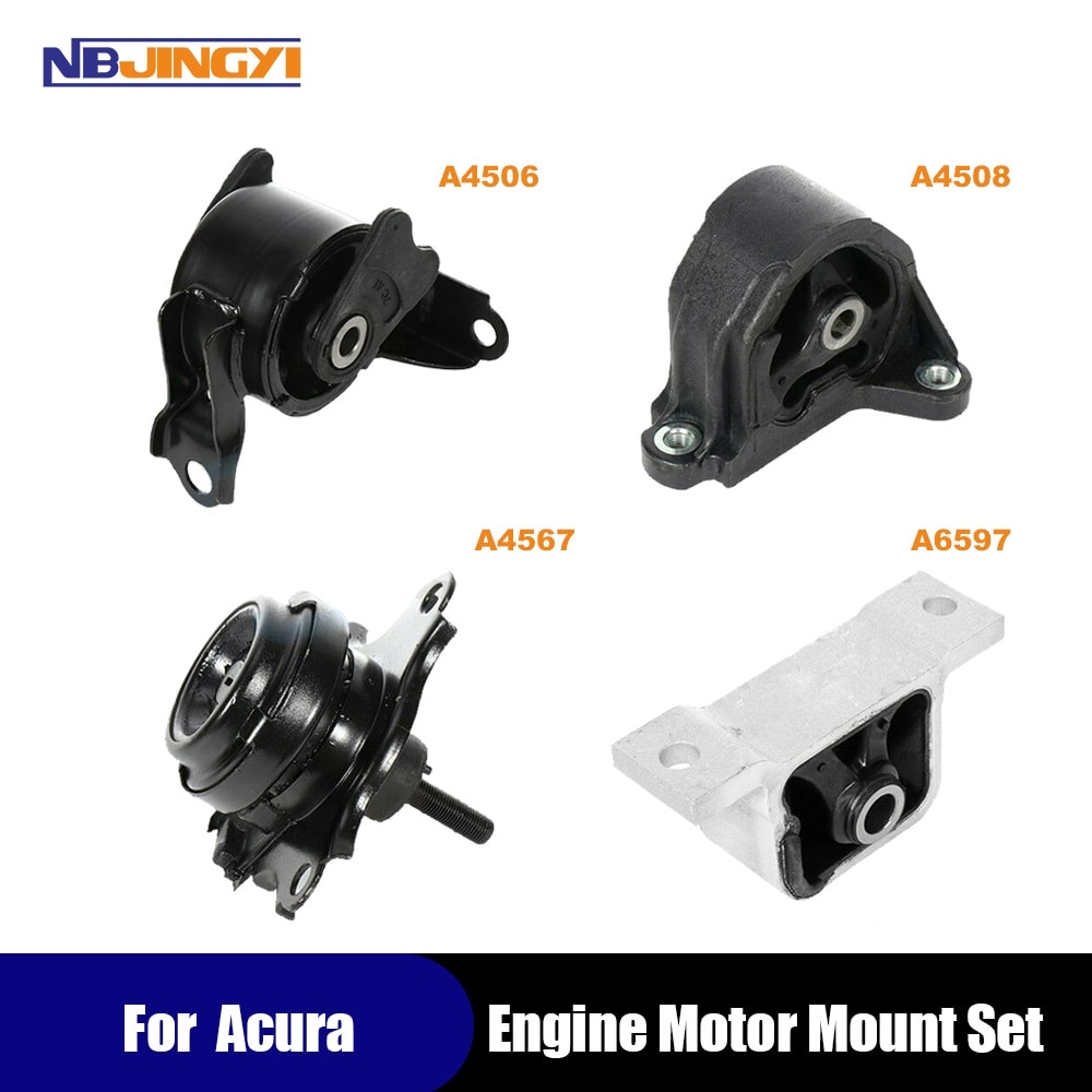 1K0043 Engine Motor & Transmission Mount 4PCS 2002-2006 for Acura RSX 2.0L for Auto