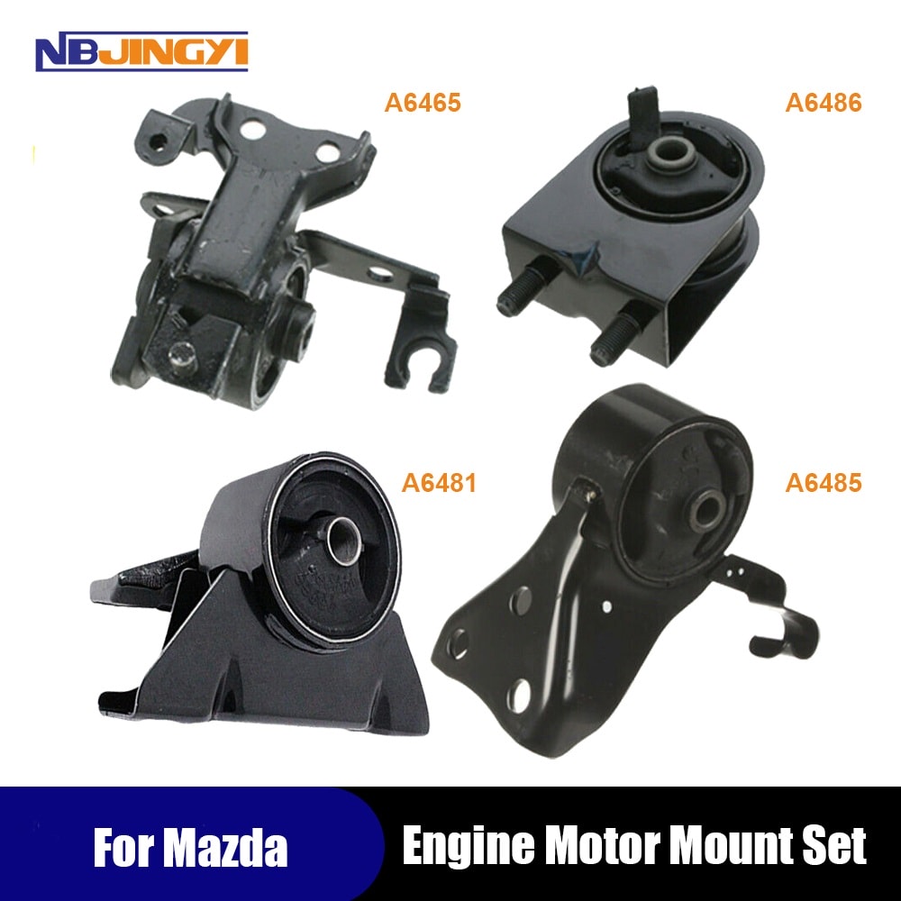 1K0057 Engine & Trans Mount 4PCS 99-03 for Mazda Protege Protege5 1.8L 2.0L for Manual