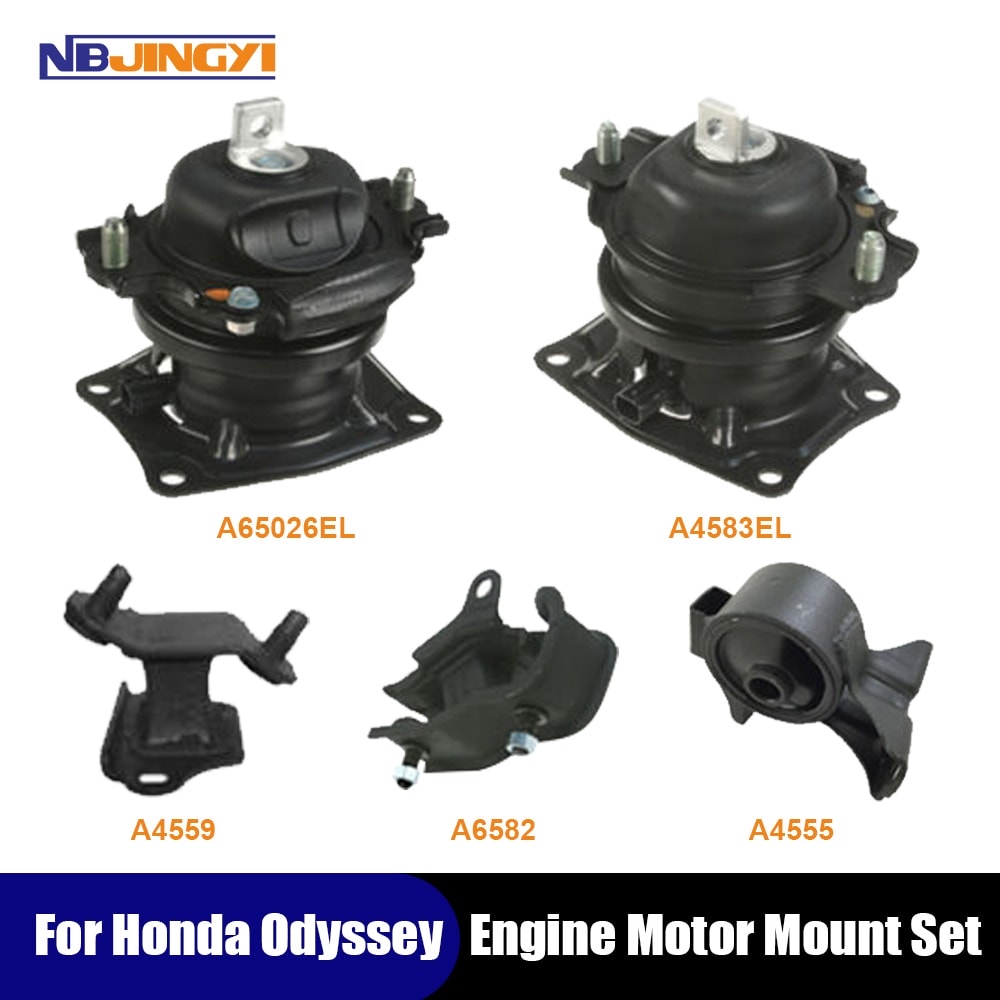 1K0069 Motor & Trans Mount 5pc Set Kit for Honda Odyssey 05-06 Auto Trans 3.5L i-VTEC