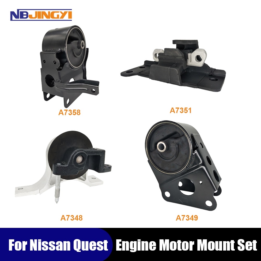 1K0075 Engine Motor & Trans Mount Set 4PCS 2005-2006 for Nissan Altima 3.5L for Auto