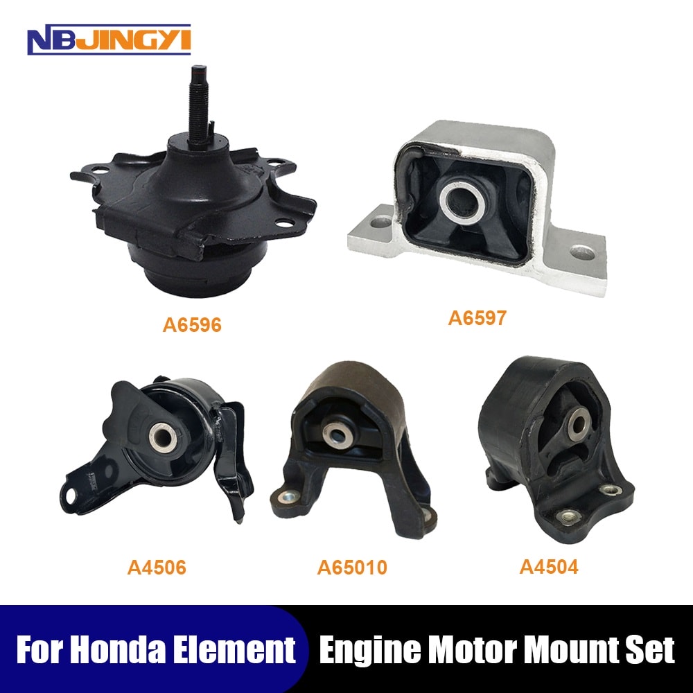 1K0084 Engine Motor & Trans Mount Set 5PCS. 2002-2006 for Honda CRV 2.4L 4WD for Auto