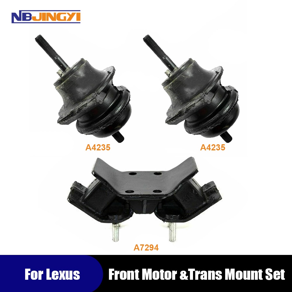 1K0089 Engine Motor & Trans Mount Set 3PCS fit for 2001-2005 Lexus IS300 3.0L