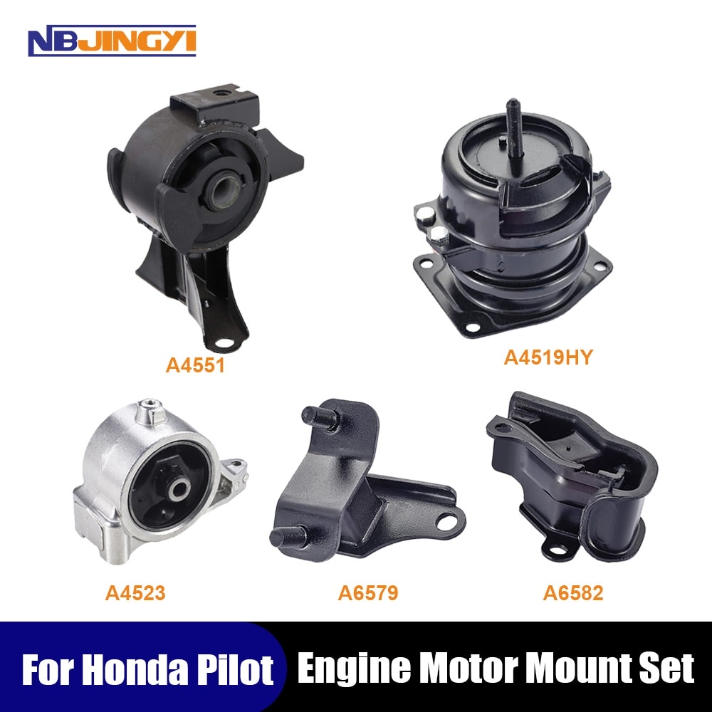 1K0093 Motor&Transmission Mount Full Set 5PCS For 2003-2005 Honda Pilot 3.5L