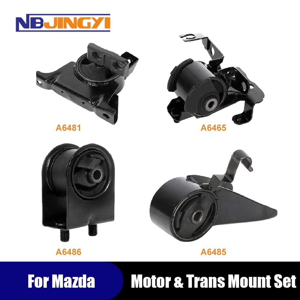 1K0096 Manual Motor & Trans Mount Set 4pcs Fits 1999-2003 Mazda Protege 1.8l 2.0l