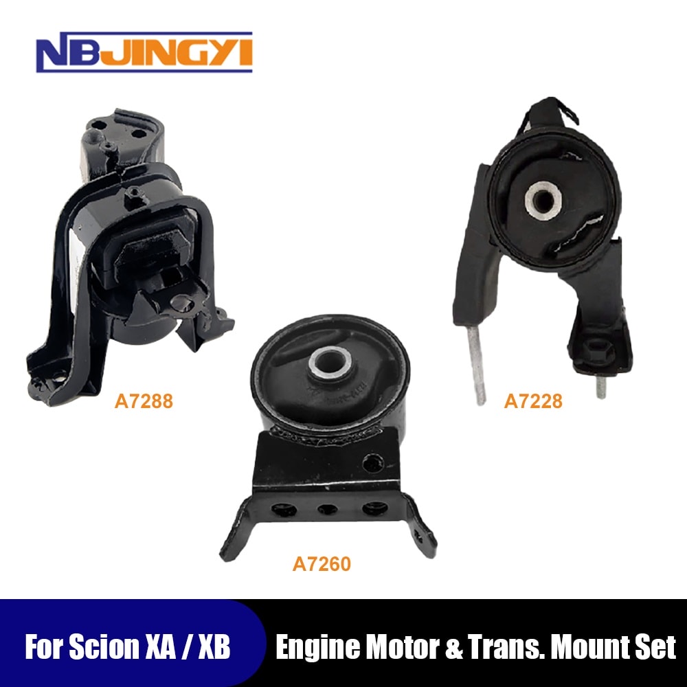 1K0101 Engine Motor & Transmission Mount Set 3PCS. 2004-2006 for Scion xA, xB 1.5L