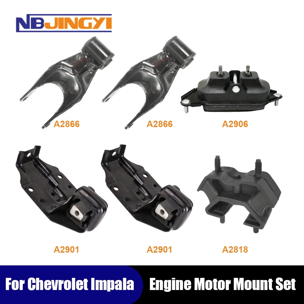 1K0102 New Engine Motor & Trans. Mount Kit 6PCS Fits 00-05 Chevrolet Impala 3.4L