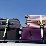 4 Pack Of 1 Inch Custom Printed Polyester Webbing Ratchet Lashing Straps With Coated S Hook