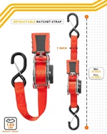 Lashing Straps With Coated S Hook 5M