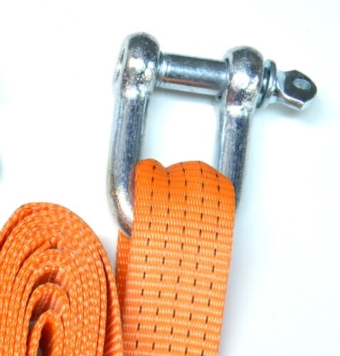 Ratchet Strap With Hd Shackle, Bf 4 Ton, Lc 2 Ton. Use With Any 50mm Handle