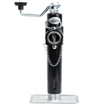 1BJY-TJ-14 Weld-On Pipe-Mount Swivel Trailer Tongue Jack, 5000 lbs. 15 Inches Travel