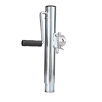 Gato de remolque de 15 pulgadas con plataforma tipo A y viento lateral 1BJY-TJ-29 - Capacidad de 2000 lb