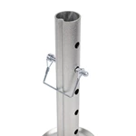1BJY-JT-05 Trailer Jack Drop Leg Stand Foot Pad Base Insert Camper Fit Inner Diameter 2inch Jacks W/Pin