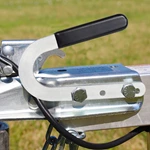 1BJY-TC-04ZH 2inch Ball 2inch Channel 3500LBS Capacity Straight Trailer Coupler with Handle