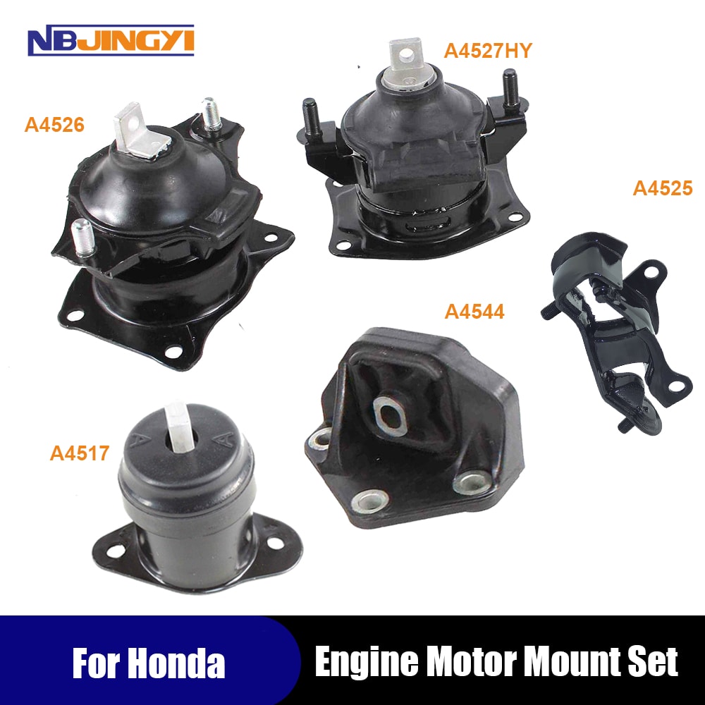 1K0060 Engine & Trans Mount 5PCS for 04-06 TL 3.2L / 03-07 Accord 3.0L EX, LX for Auto.