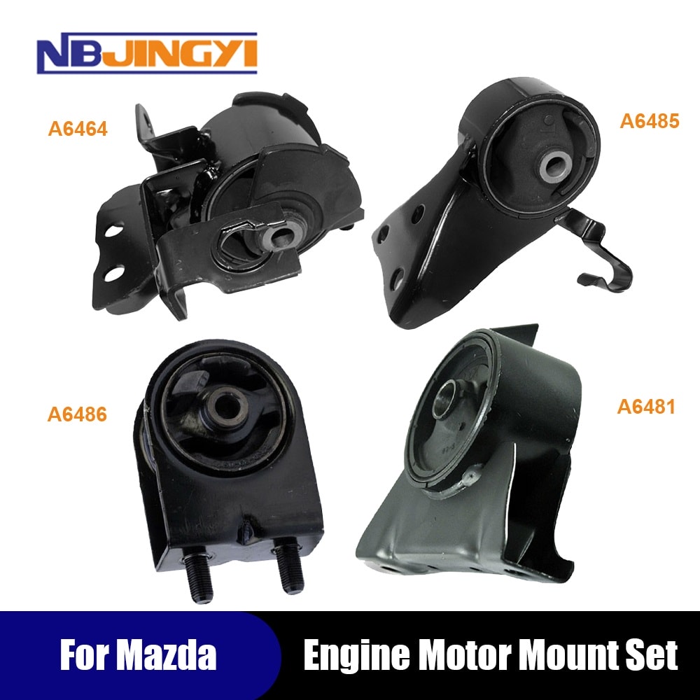 1K0105 Engine Motor & Trans Mount Set 4PCS. 1999-2000 for Mazda Protege 1.8L for Auto