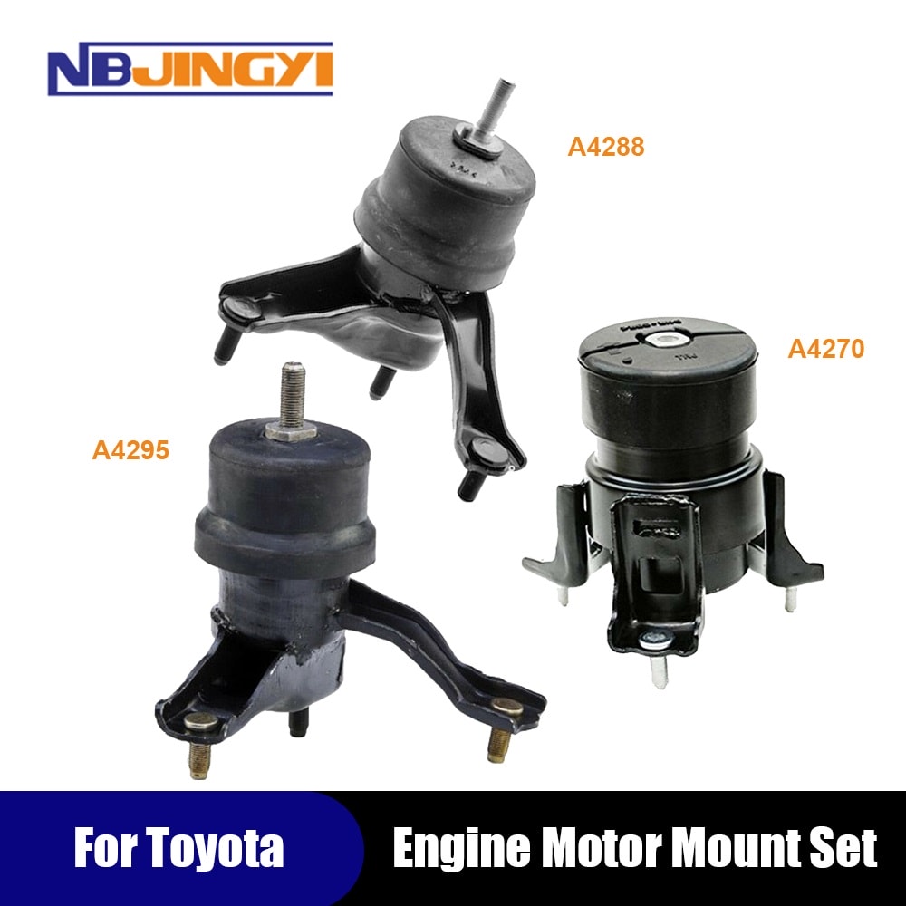 1K0108 Brand New A62009 A4295 A4288 Right Front MANUAL Trans Motor & Trans Mount Set 3PCS