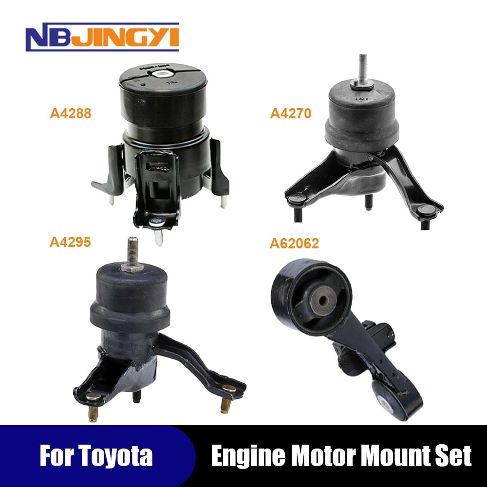 1K0109 A62009 A4295 A62062 A4288 Front Rear Engine Transmission Torque Strut Mounts 4pc Kit for Japanese Car