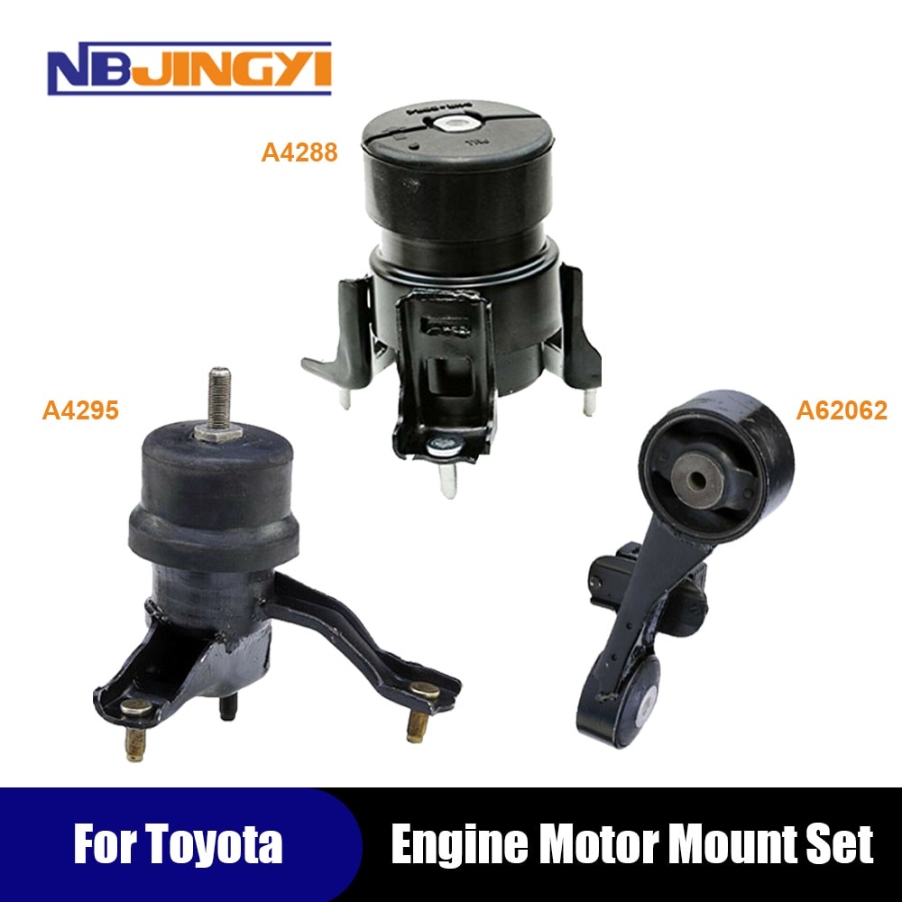 1K0110 A4295 A62062 A4288 Right, Front Hydraulic Engine  Torque Motor & Trans Mount Set 3PCS 2010-2011 for Auto Cars