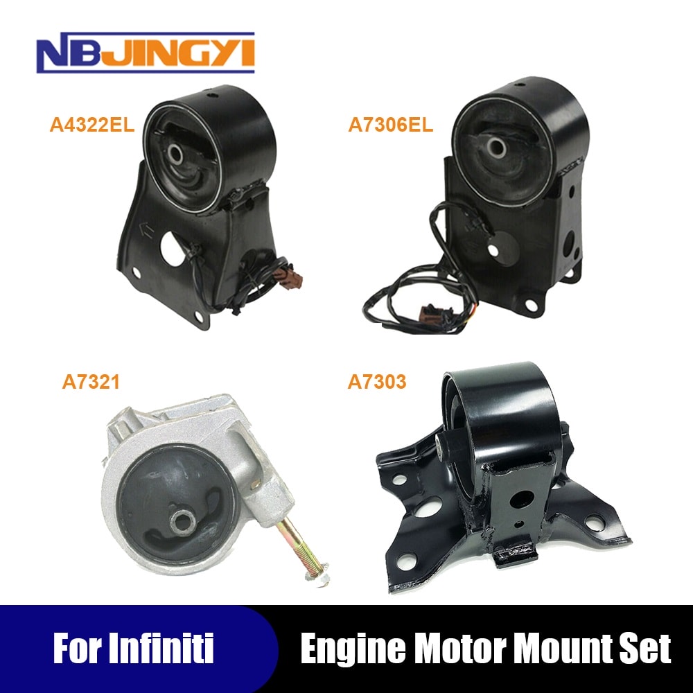 1K0111 A7306EL A7321 A4322EL A7303 Transmission Mounts Front Right Rear 4PCS Set for Auto parts