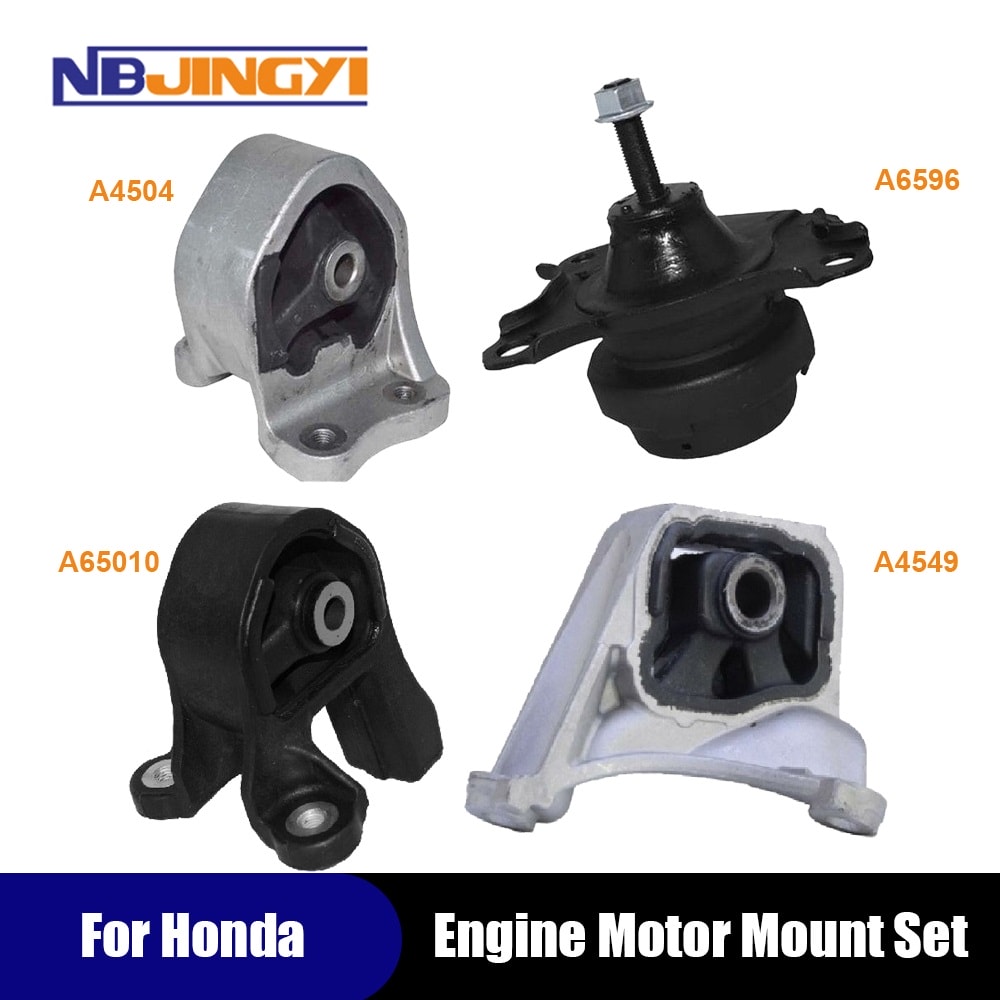 1K0113 Motor Mount and Manual Trans Mount Set 4PCS for 2002-2006 Honda CR-V 2.4L 4WD-MANUAL