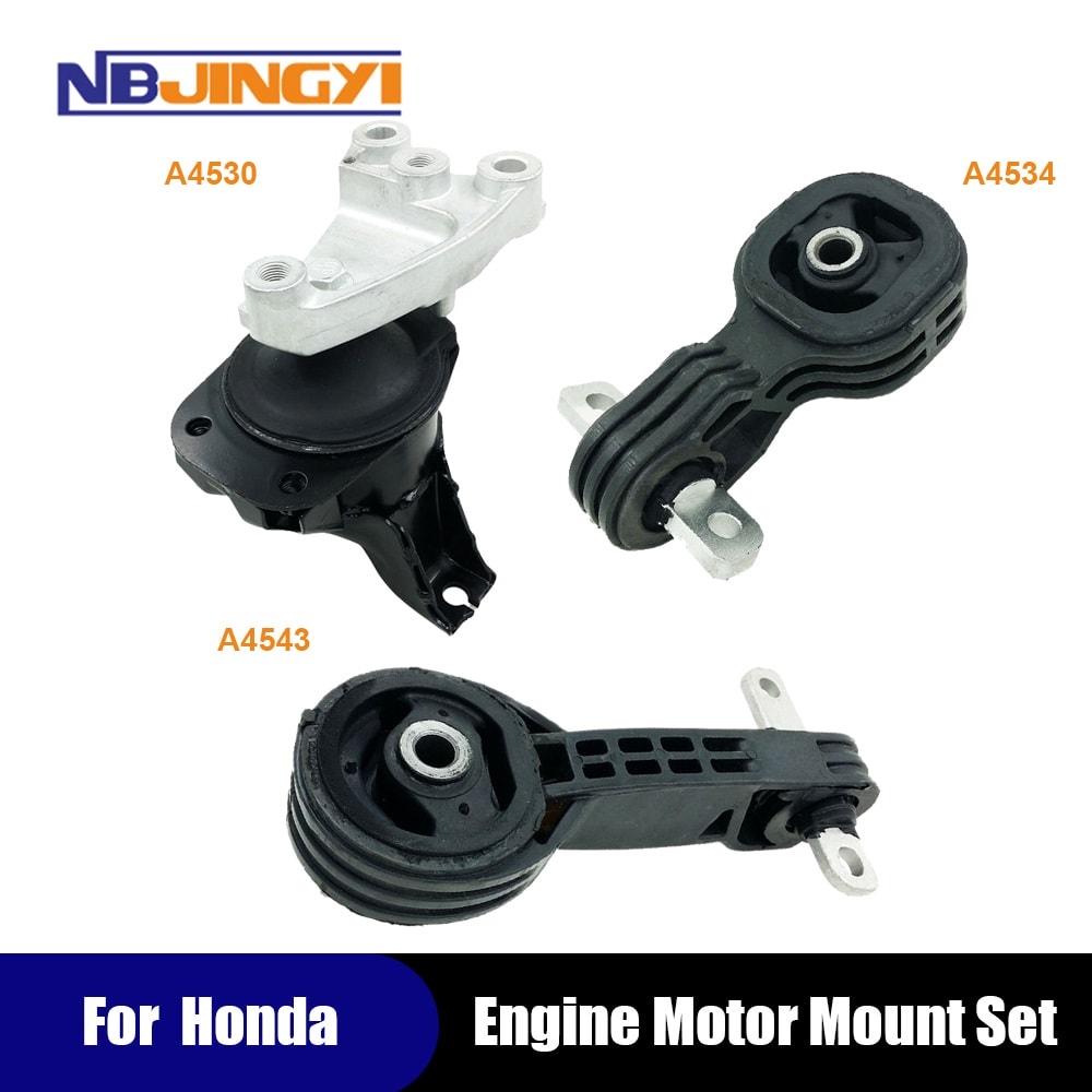 1K0116 Right Front Rear Engine Motor& Strut Mount 3PCS Replacement for 2006-2010 Honda Civic 1.8 L4 Auto