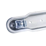 Acoplador de remolque de lengüeta recta original de fábrica para canal de 3 pulgadas, bola de enganche de 2 pulgadas, capacidad de 3500 lb