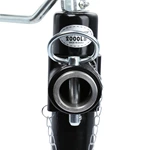 1BJY-TJ-12 Black 15inch Travel Top wind Swivel Trailer Tongue Jack,2000LBS Capacity