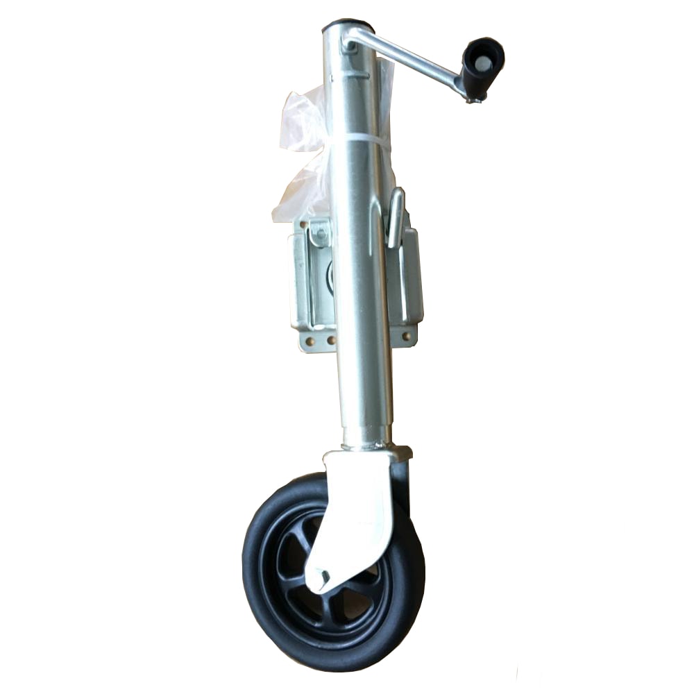 1BJY-TJ-09 Side-wind Marine Trailer Tongue Jack,Single Wheel - 1500 Lbs Capacity