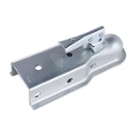 Acoplador de remolque de lengüeta recta original de fábrica para canal de 3 pulgadas, bola de enganche de 2 pulgadas, capacidad de 3500 lb