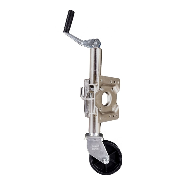 1BJY-TJ-04 Top-wind Marine Jack with Bolt on Swivel Plate - 1000LBS