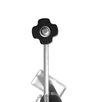 1BJY-TJ-14 Weld-On Pipe-Mount Swivel Trailer Tongue Jack, 5000 lbs. 15 Inches Travel