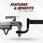 1BJY-HM-71 Swivel Trailer Ball Mount Trailer Ball Mount Towing Hitch