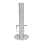 1BJY-JT-05 Trailer Jack Drop Leg Stand Foot Pad Base Insert Camper Fit Inner Diameter 2inch Jacks W/Pin