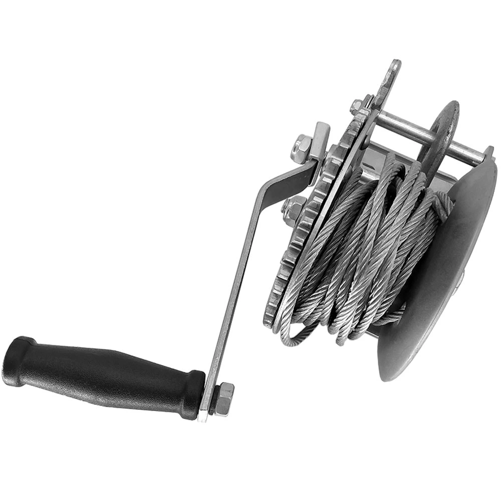 1BJY-HW-03S 1000lbs Hand Winch with 8m 26ft Steel Cable for Boat Trailer or ATV