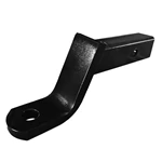 Bola de enganche de remolque 1BJY-HM-68 para montaje en bola de enganche de 2 pulgadas de caída, piezas de remolque de acero negro