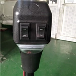 1BJY-322 Heavy Duty Dual LED Electric Trailer Power A-Frame Tongue Jack, 3500 Lb. with Camper Drop Leg, 12V DC