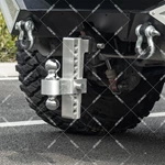 1BJY-HM-66 Aluminum Alloy Adjustable Ball Mount with 2in. Receiver Trailer Hitch Ball Mount