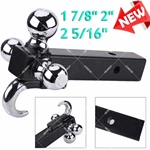 1BJY-HM-35 High Quality Multi Ball Mount with Hook for towing 5000/7500/10000lbs GTW Solid Shank