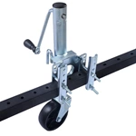 1BJY-TJ-01 Zinc Marine Trailer Jack Heavy-Duty Swivel Mount with 6-Inch Wheel