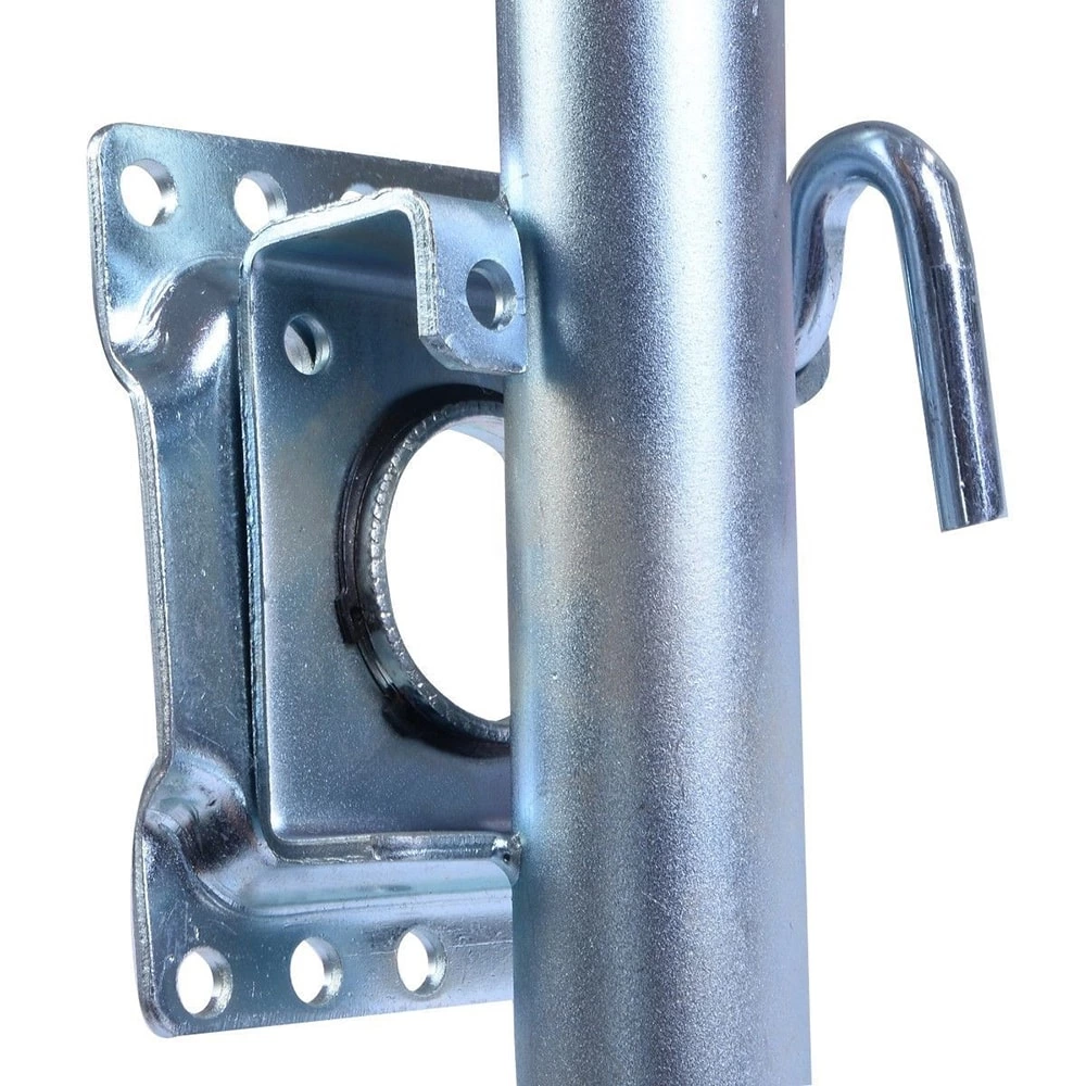 1BJY-TJ-01 Zinc Marine Trailer Jack Heavy-Duty Swivel Mount with 6-Inch Wheel
