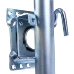 1BJY-TJ-01 Zinc Marine Trailer Jack Heavy-Duty Swivel Mount with 6-Inch Wheel