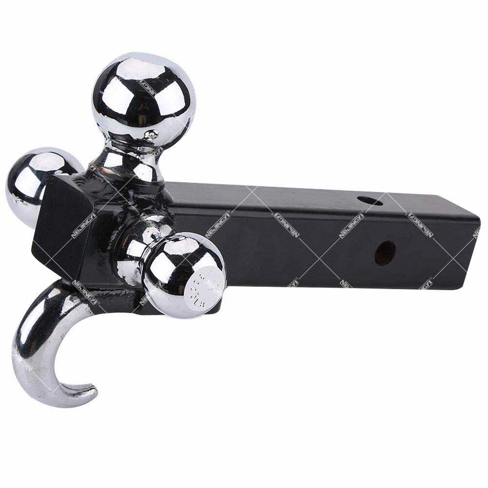 1BJY-HM-35 High Quality Multi Ball Mount with Hook for towing 5000/7500/10000lbs GTW Solid Shank