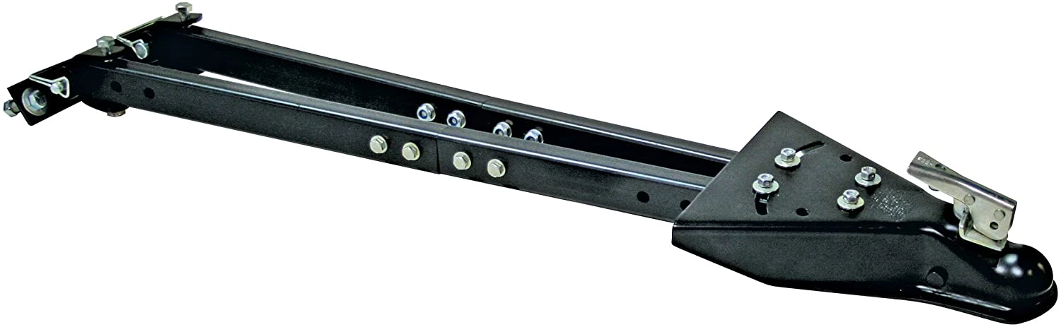 Adjustable Tow Bar Class III Tow Bar made of steel with a black powder coated finish