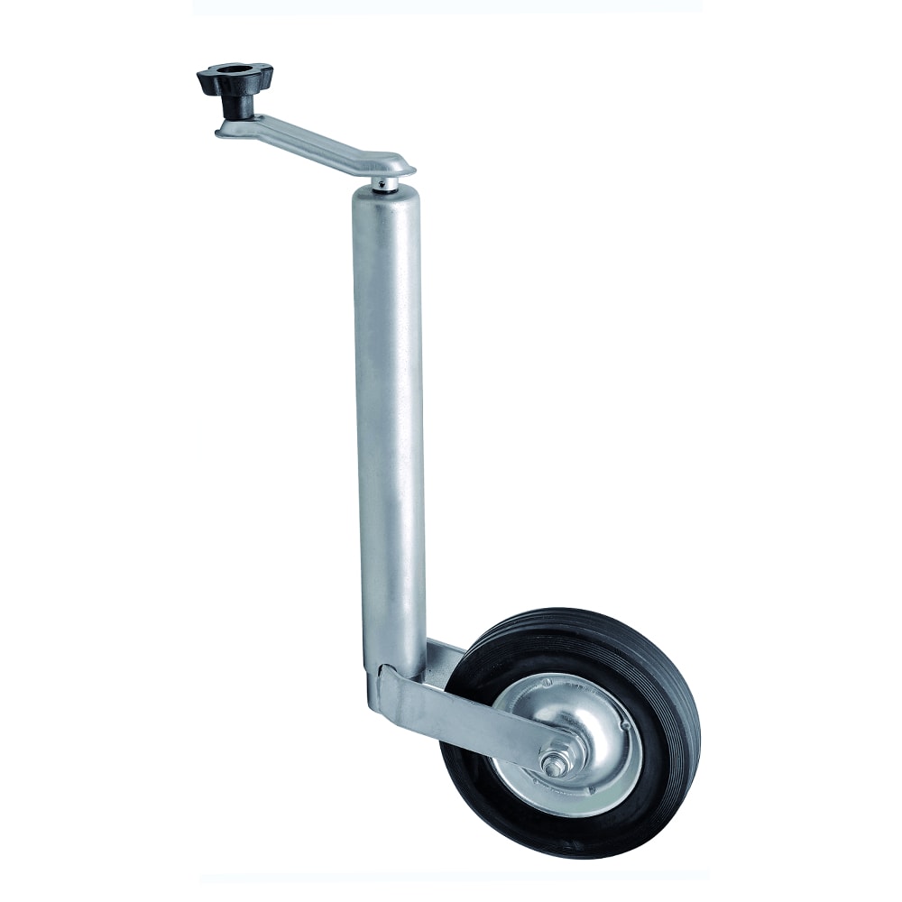 1BJY-327 Europe Type 48Mm Trailer Tongue Jack Jockey Wheel with 8 inch Iron Wheel